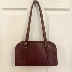 Classic Burgundy Shoulder Bag